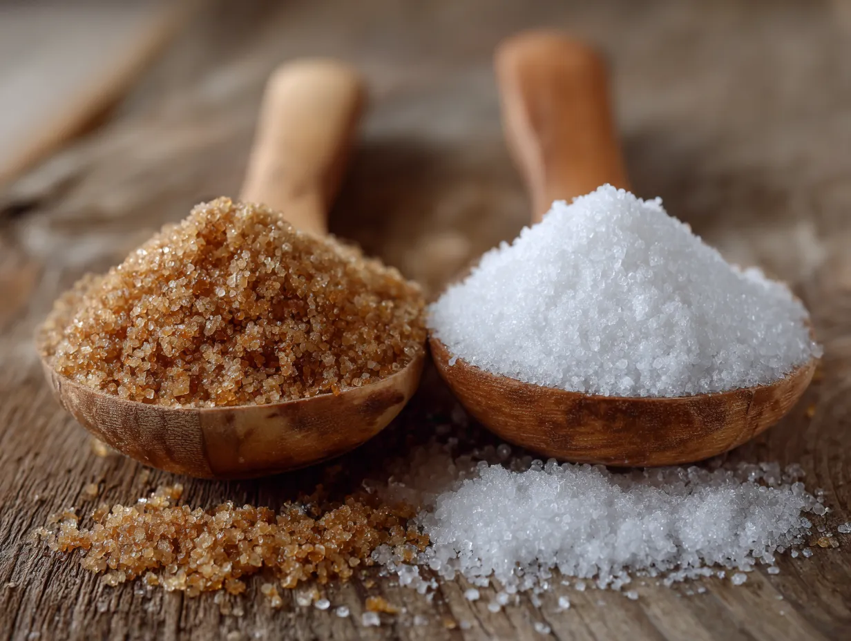 Brown sugar vs white sugar