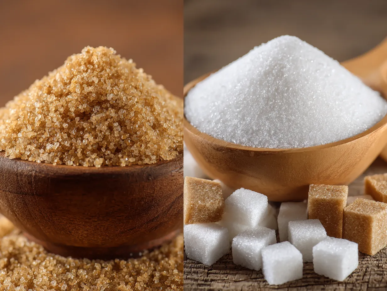 Brown sugar vs white sugar