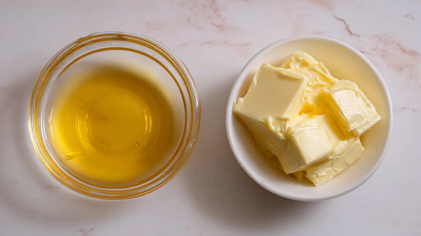 Butter vs oil in cakes