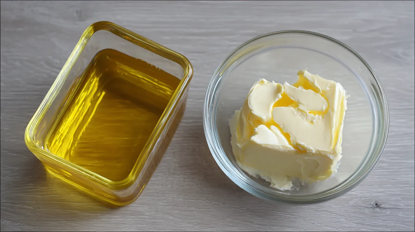 Butter vs oil in cakes