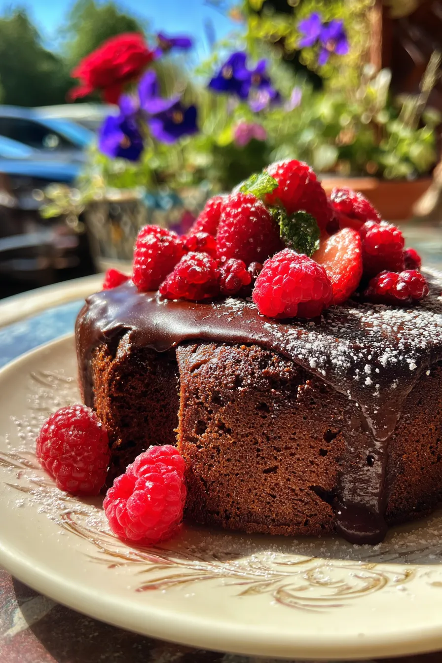 chocolate raspberry cake