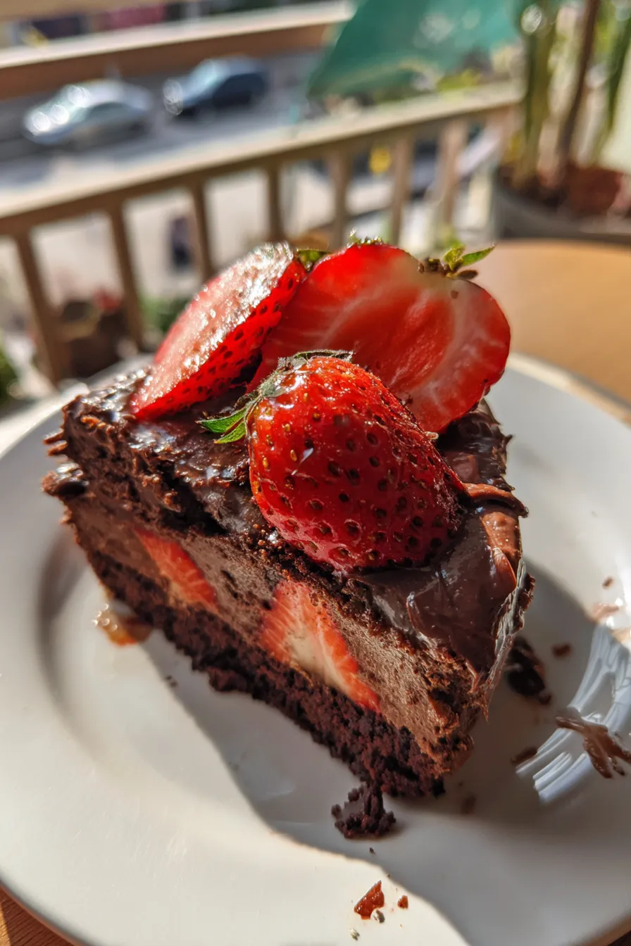 chocolate strawberry cake