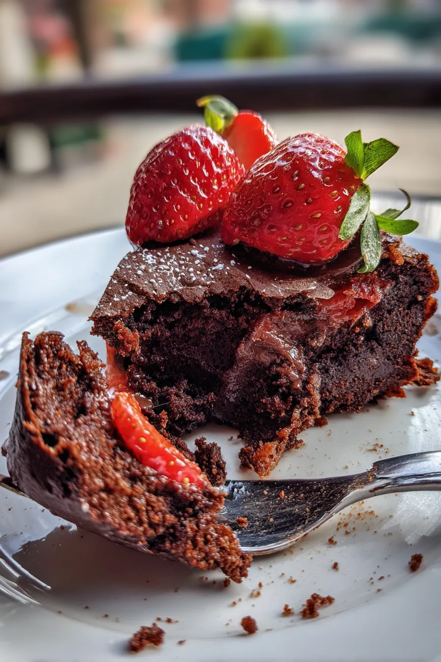 chocolate strawberry cake