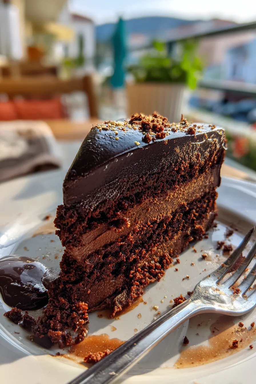 chocolate truffle cake