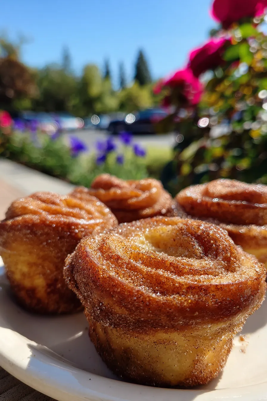 churro cruffins