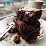 Fudgy Spring brownies