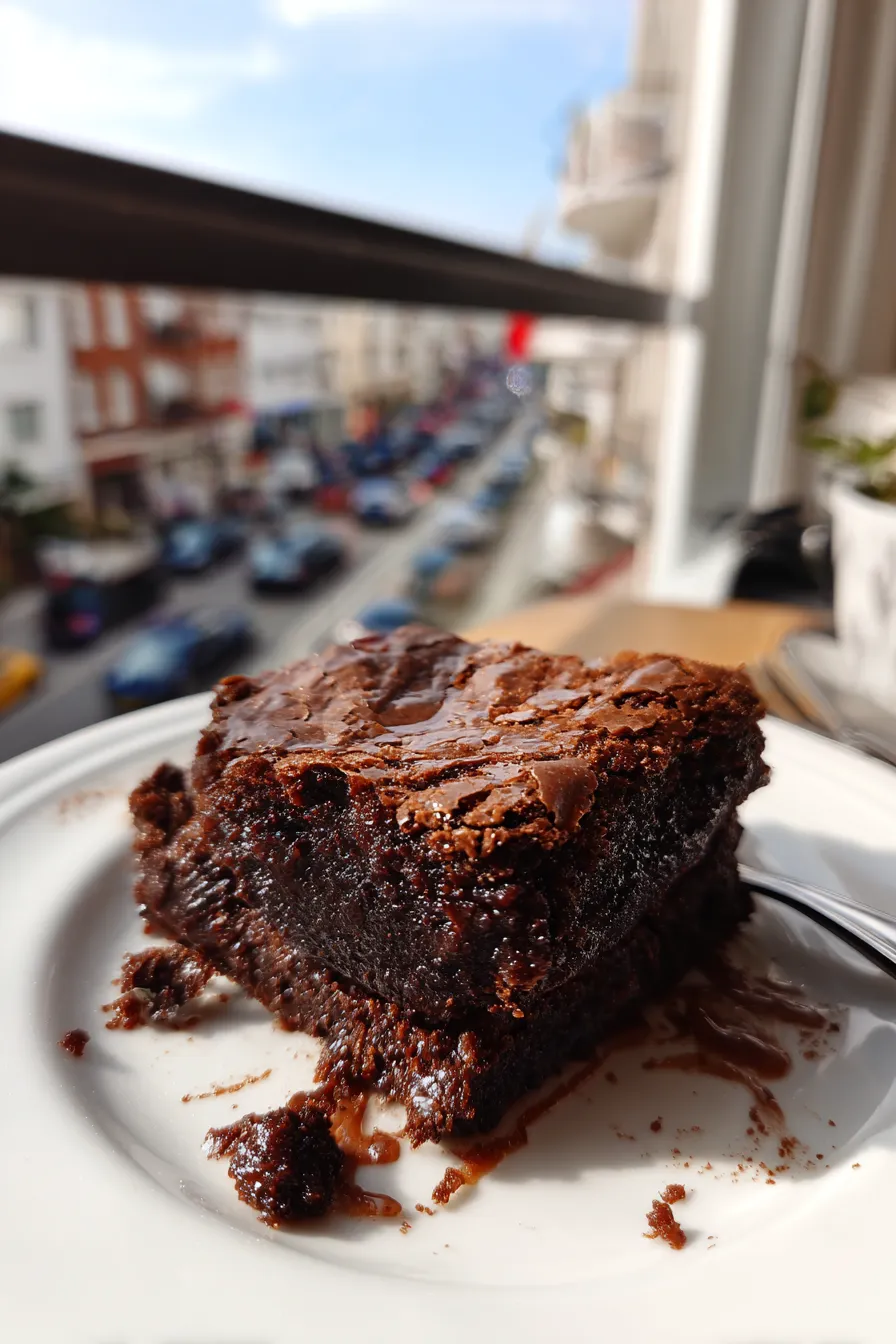 Fudgy Spring brownies