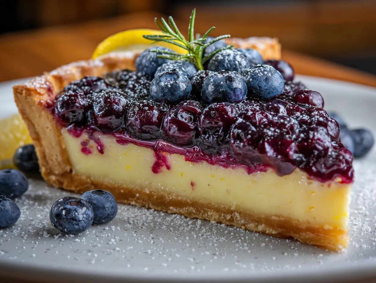 Lemon Blueberry Tart Recipe