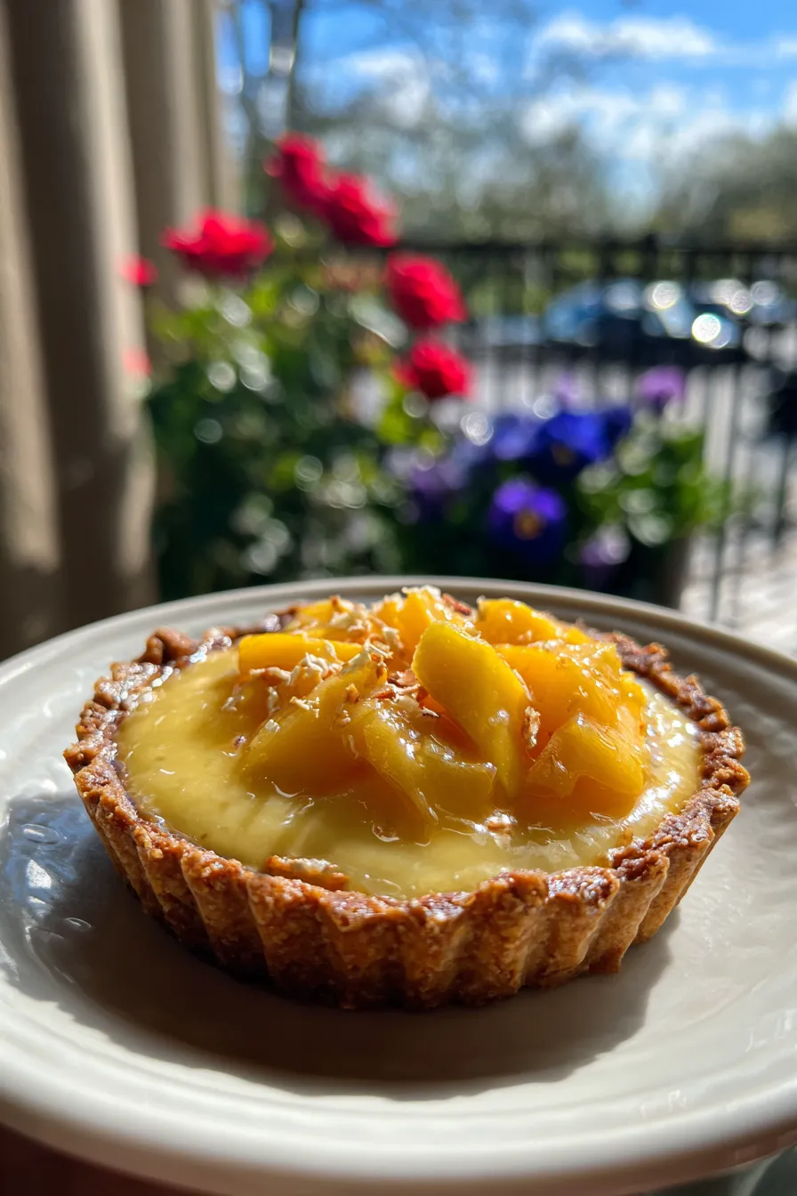 Mango Curd Tart Recipe