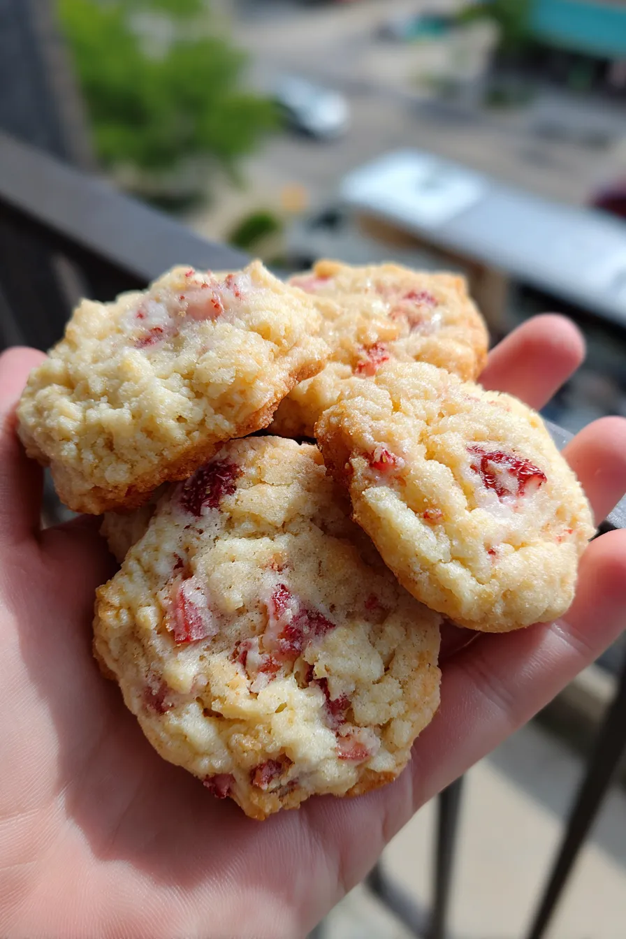 Strawberry Lemonade Cookies