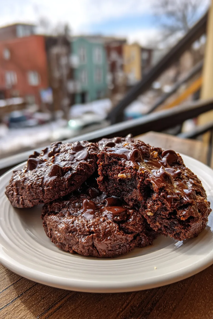 Sweet potato chocolate cookies