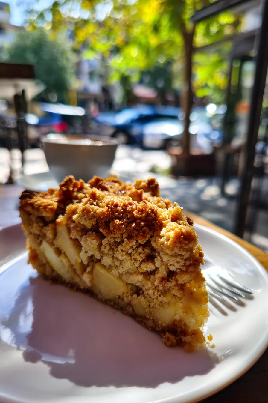 apple crumble cake