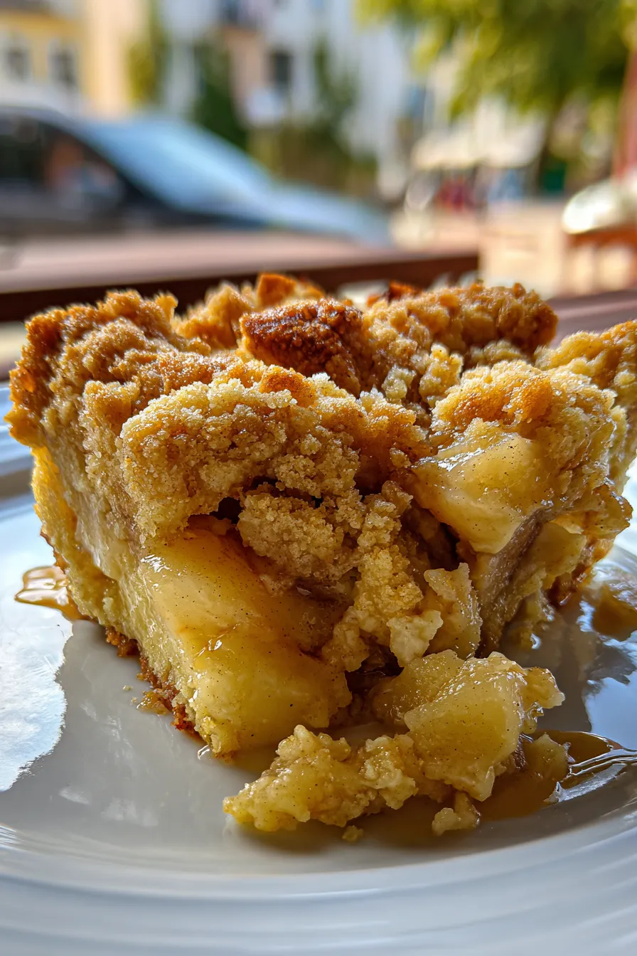apple crumble cake