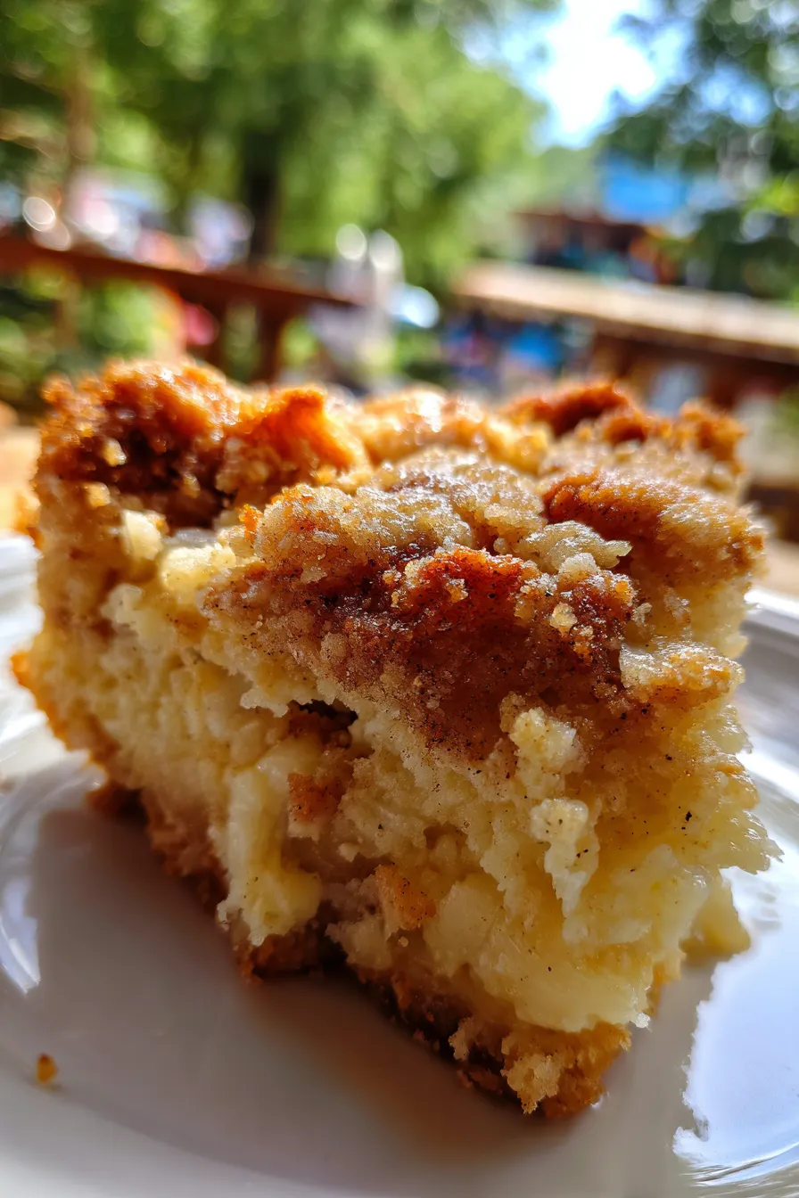 apple crumble cake