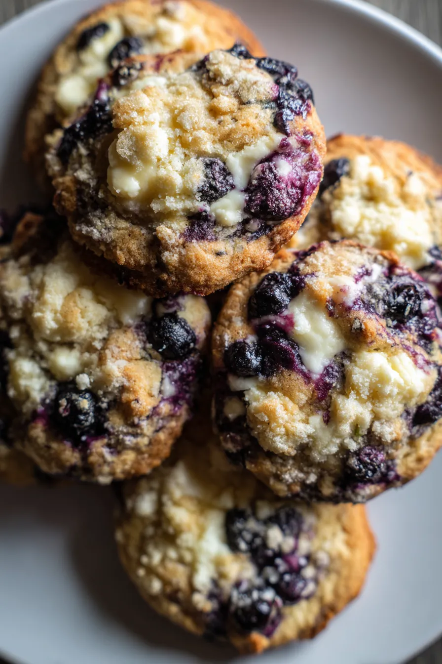 Blueberry Cheesecake Cookies