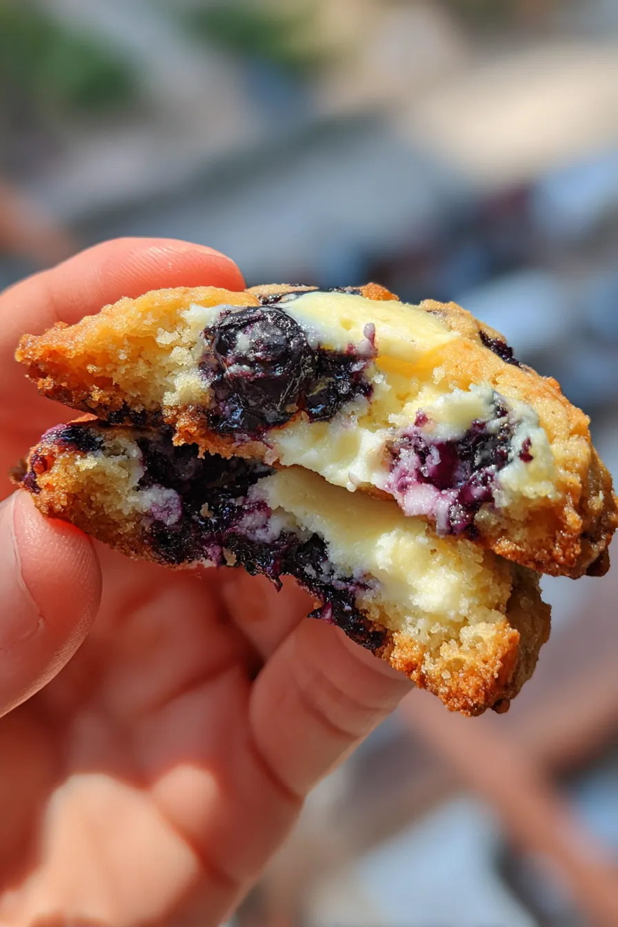 Blueberry Cheesecake Cookies