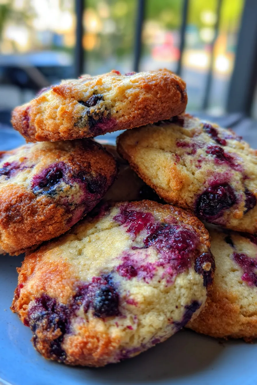 Blueberry Cheesecake Cookies