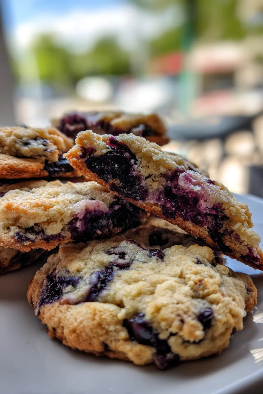 Blueberry Cheesecake Cookies