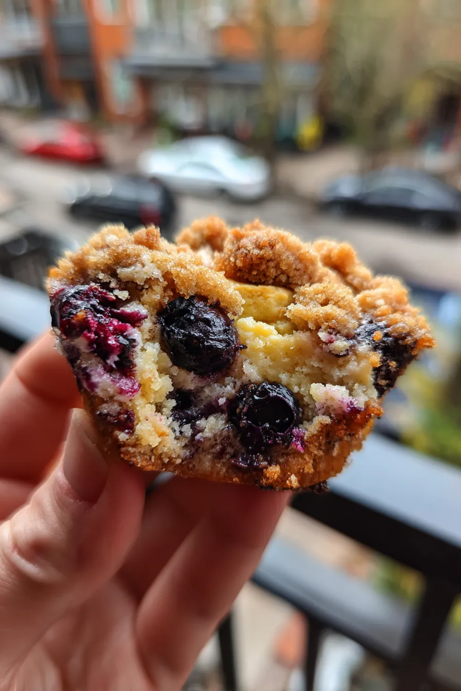 Blueberry Crumble Cheesecake