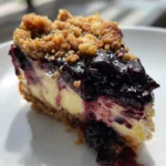 Blueberry Crumble Cheesecake