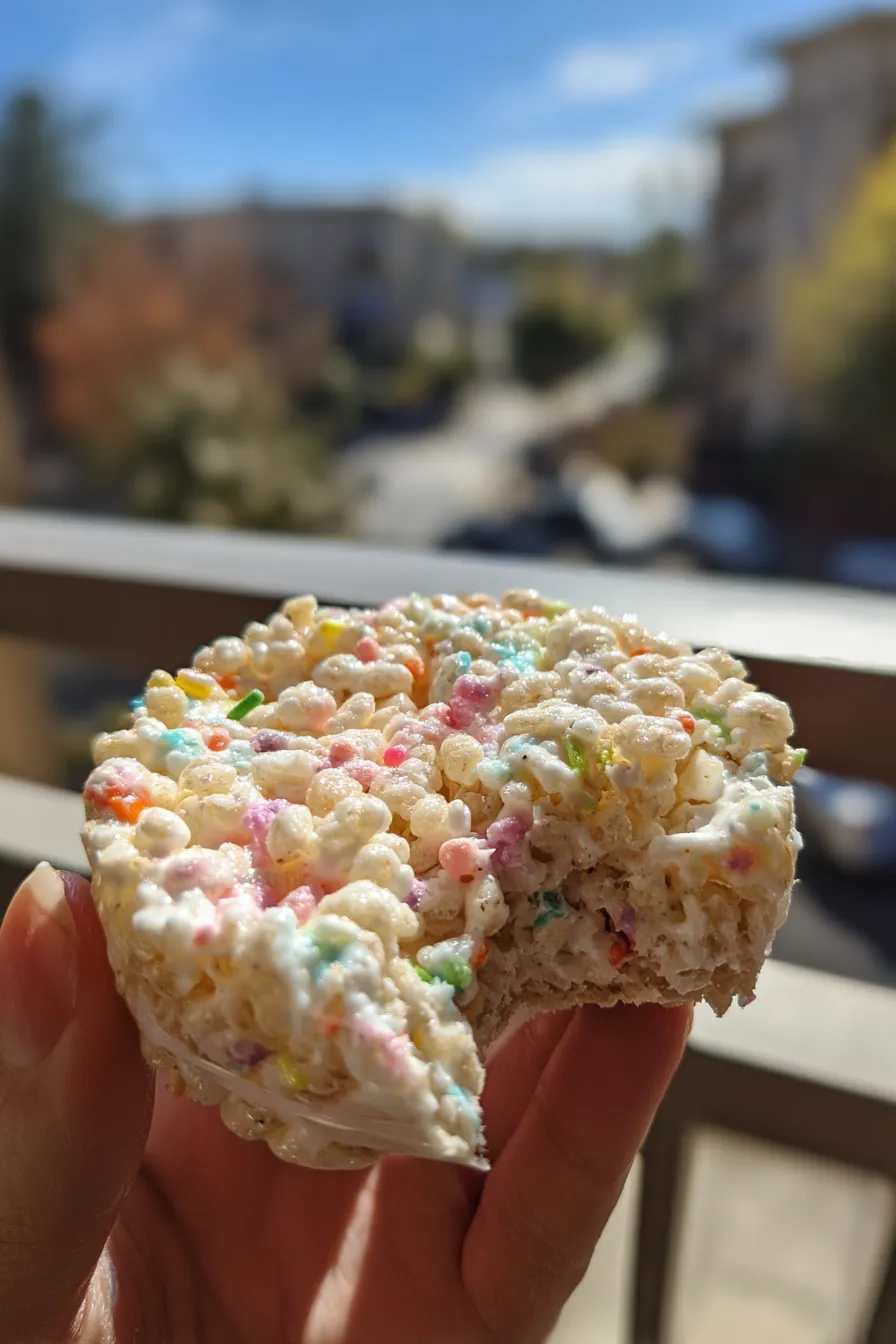 Candy Coated Rice Krispies Recipe Easy No-Bake Treat