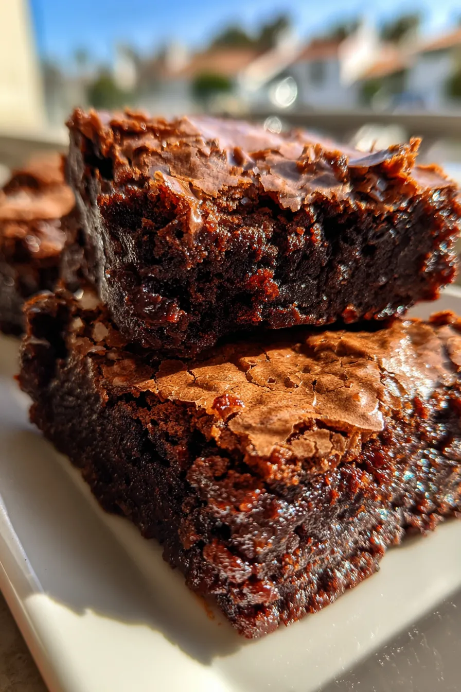 easter brownies