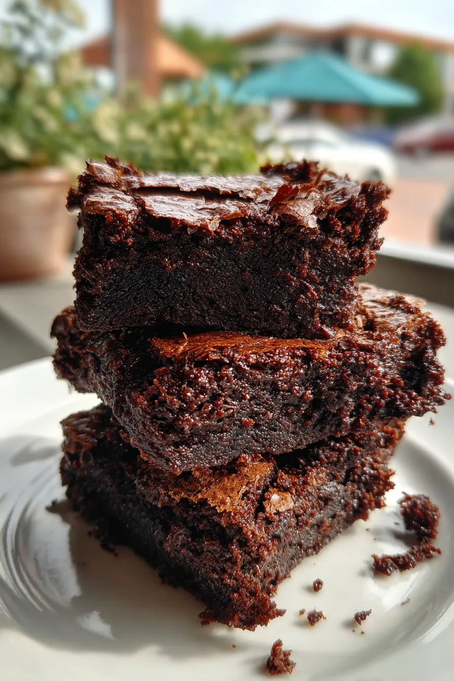 flourless brownies