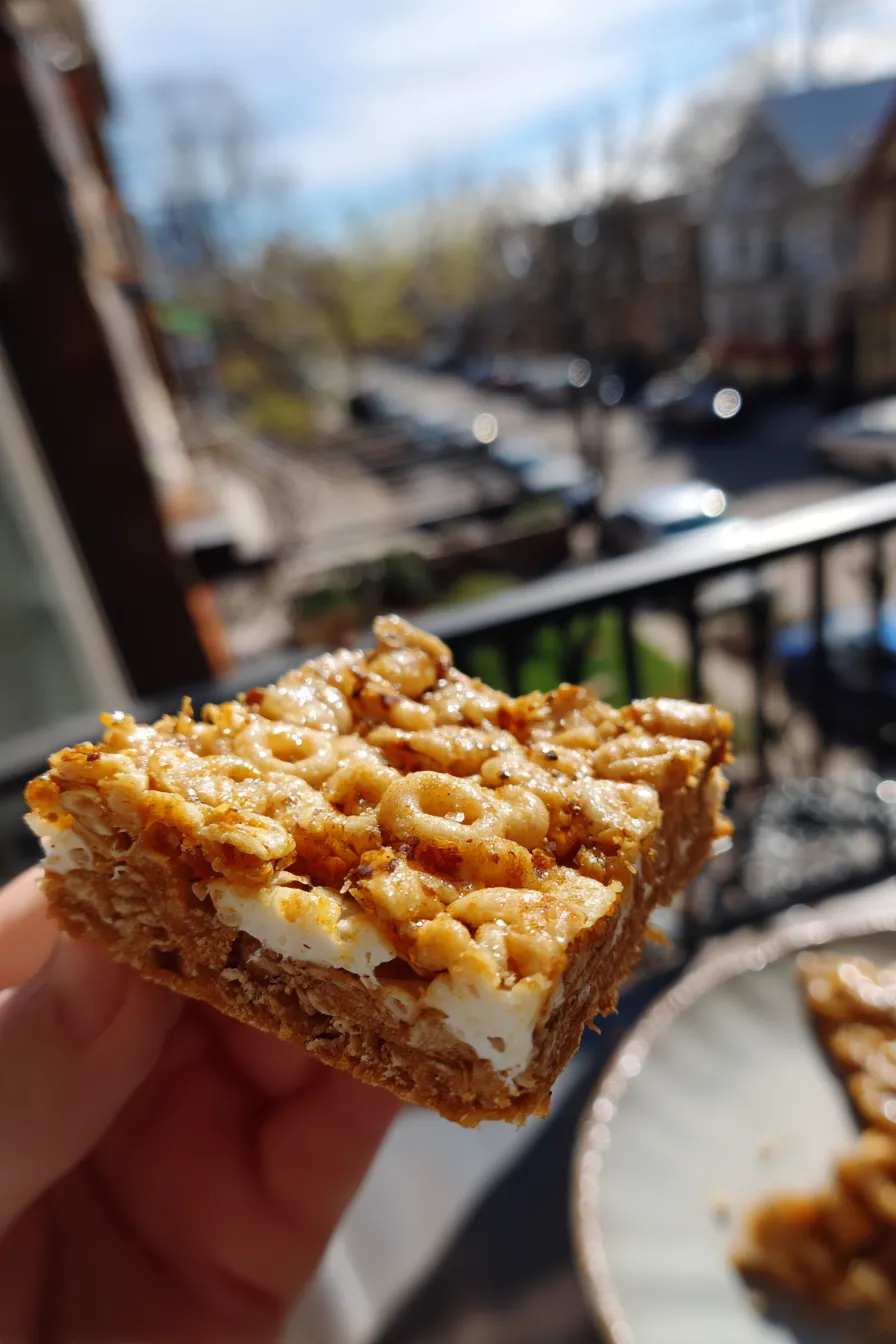Gluten Free 4 Ingredient Cheerio Bars