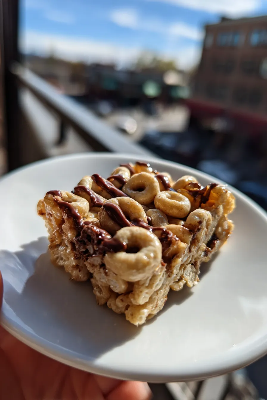 Gluten Free 4 Ingredient Cheerio Bars Easy Recipe