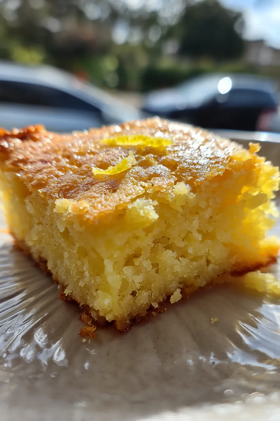 lemon brownies
