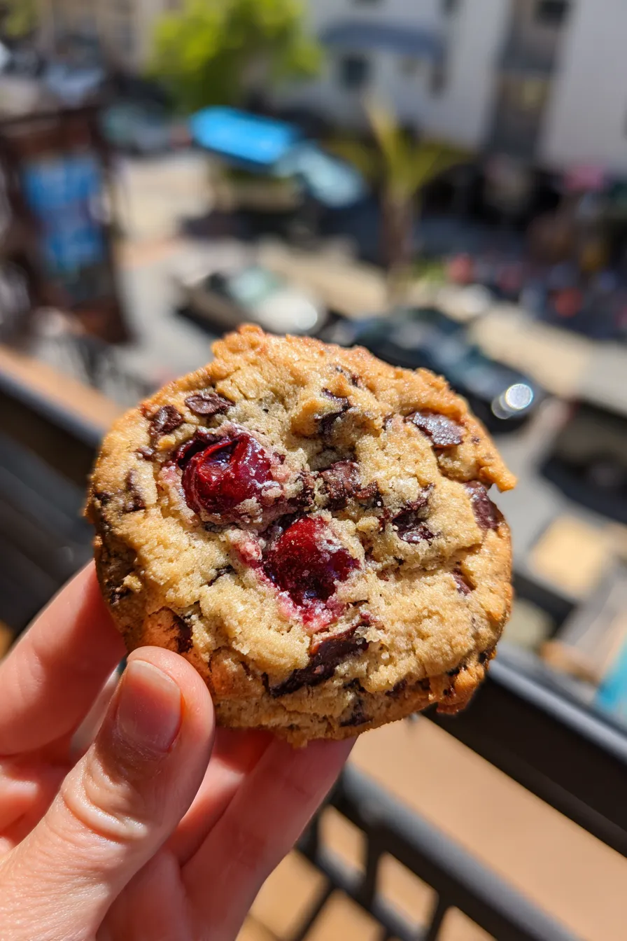 Maraschino Cherry Chocolate Chip Cookies
