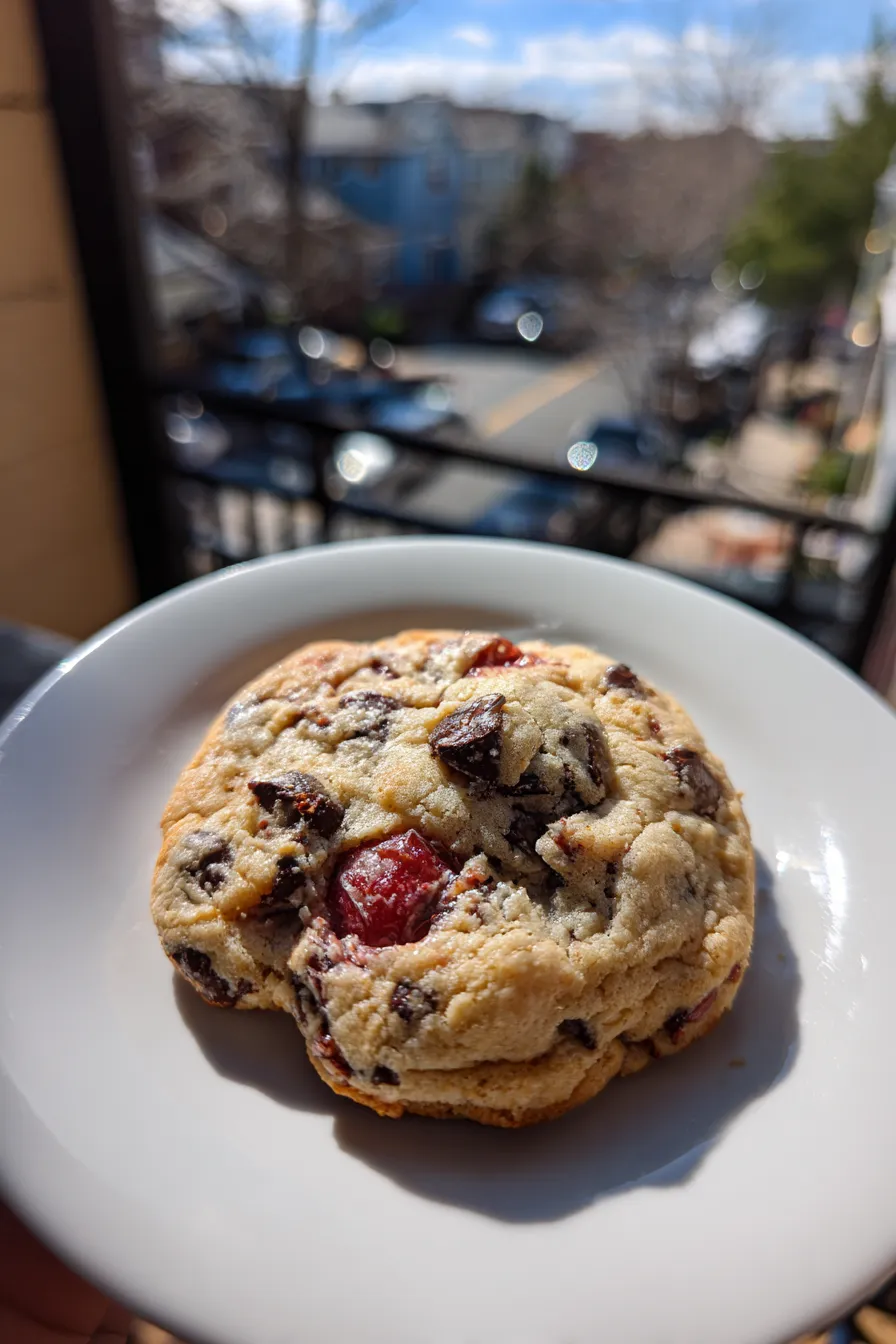 Maraschino Cherry Chocolate Chip Cookies