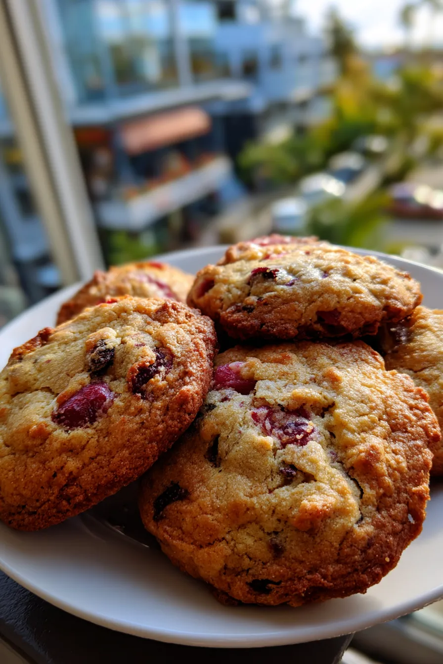 Maraschino Cherry Chocolate Chip Cookies