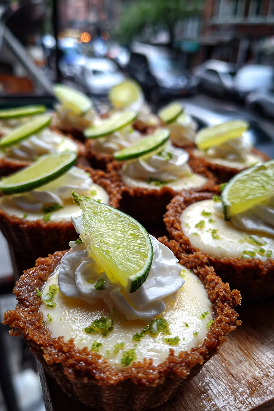 mini key lime pies