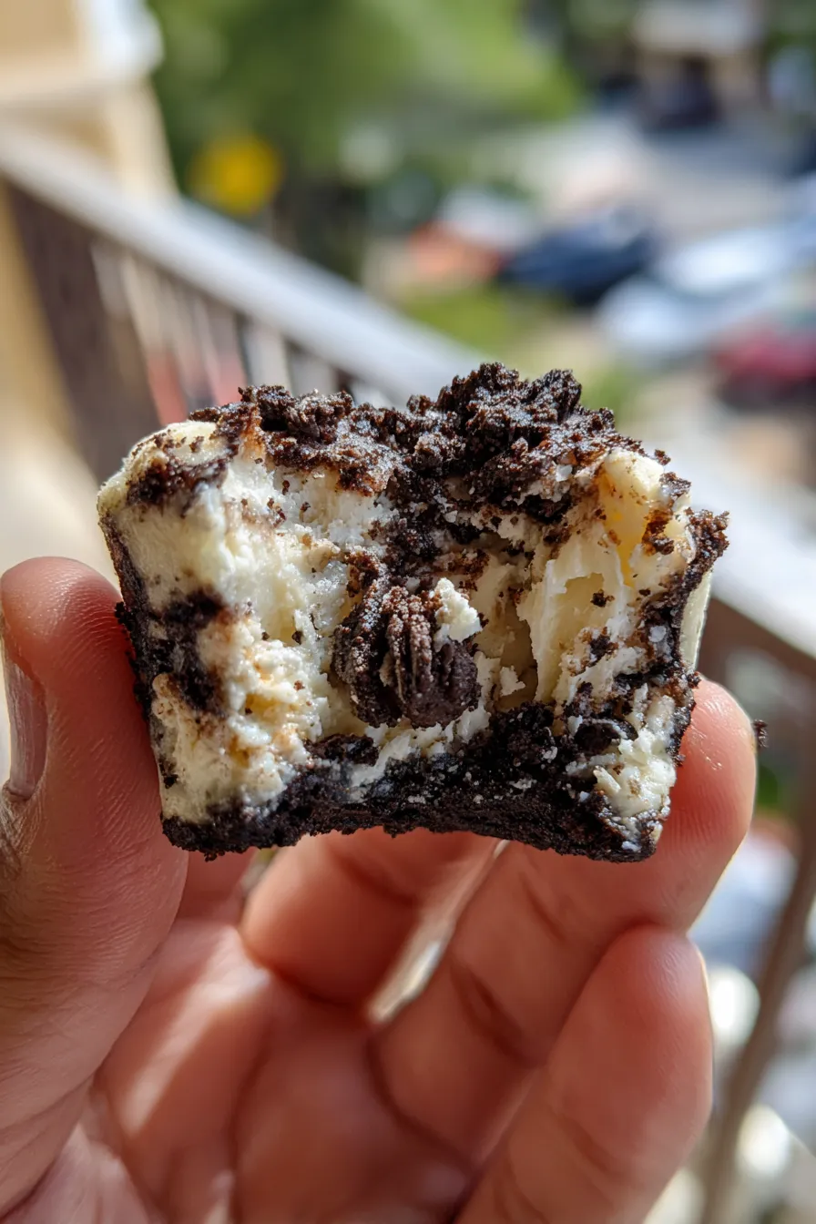 mini oreo cheesecake bites