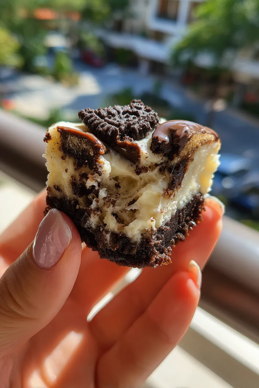 mini oreo cheesecake bites