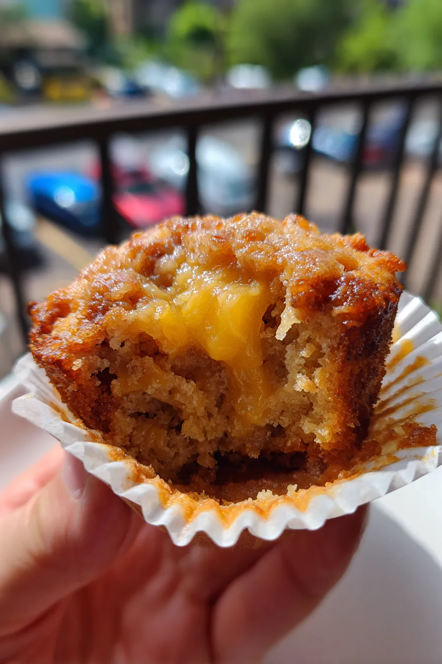 Peach Cobbler Cupcakes