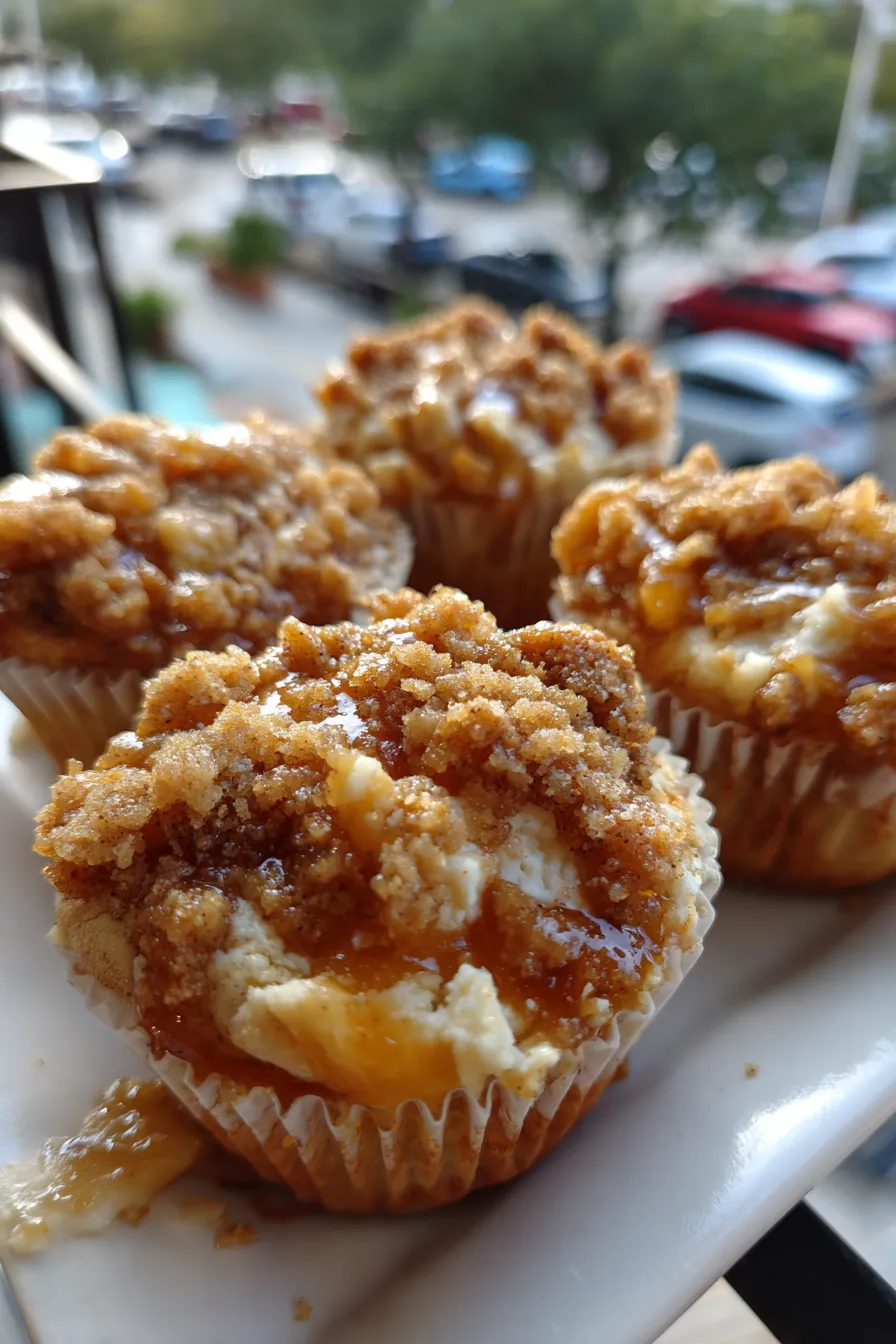 Peach Cobbler Cupcakes