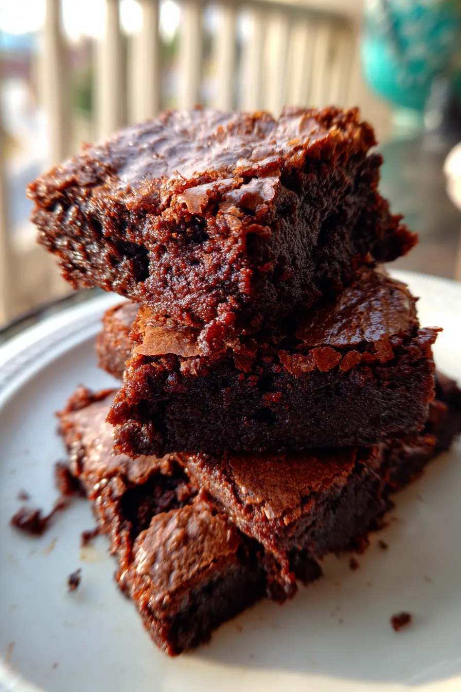 peppermint brownies