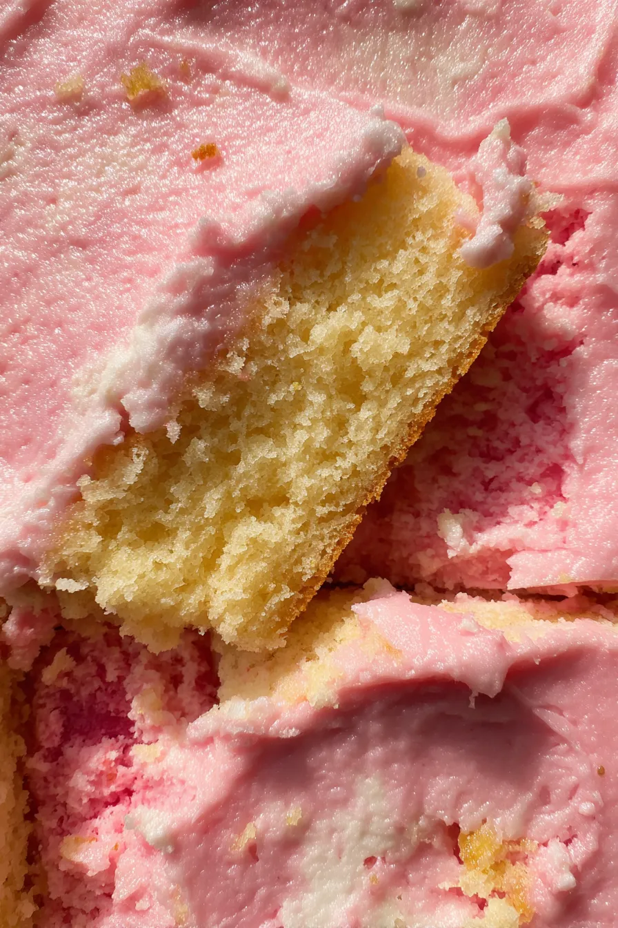 Pink Lemonade Sheet Cake