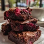 raspberry brownies