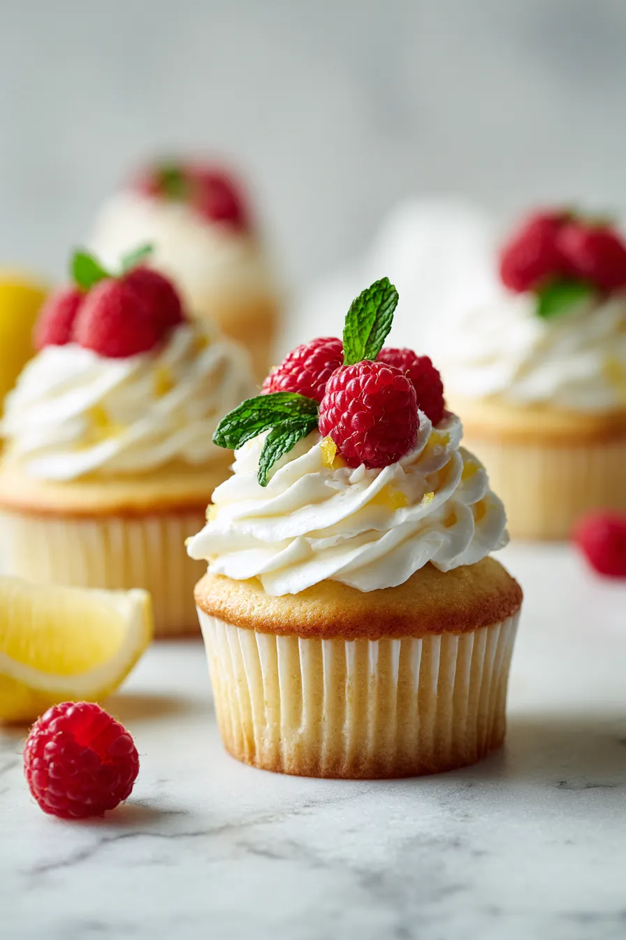 Raspberry Lemon Heaven Cupcakes Recipe Easy and Delicious