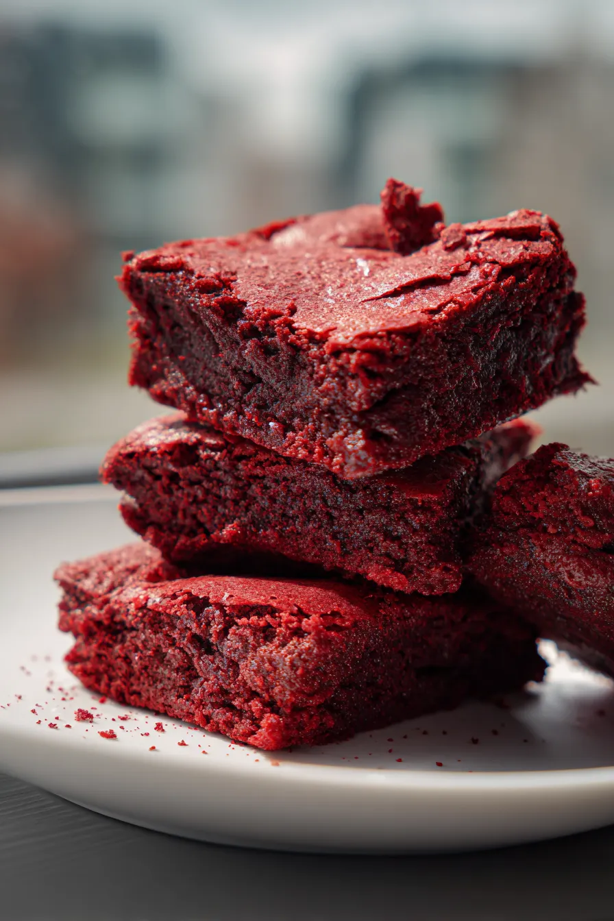 red velvet brownies
