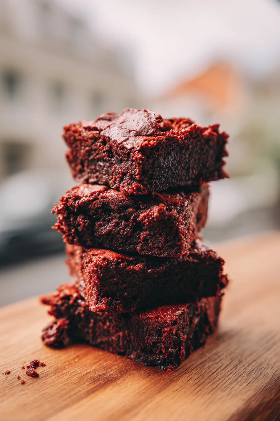 red velvet brownies