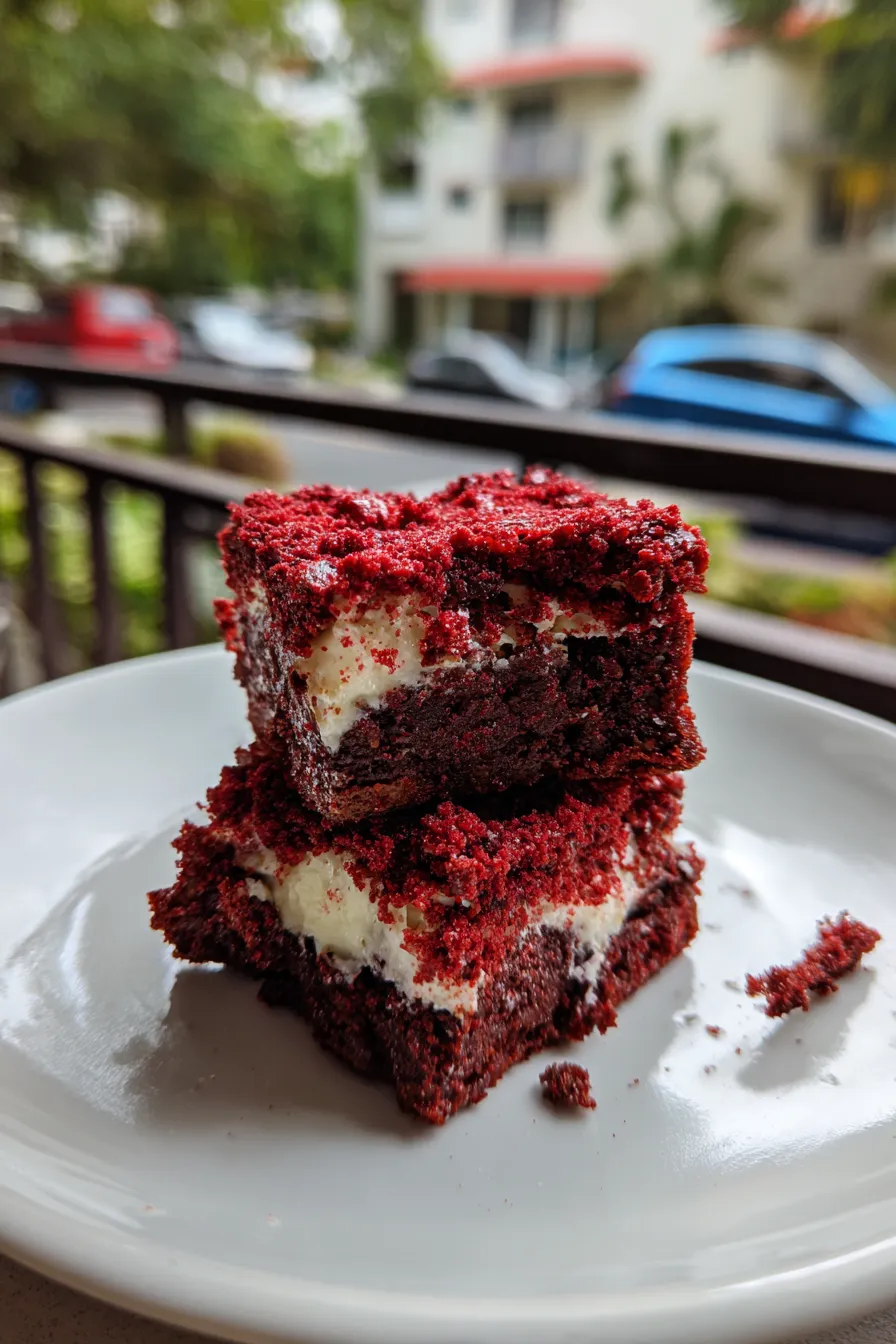 red velvet brownies