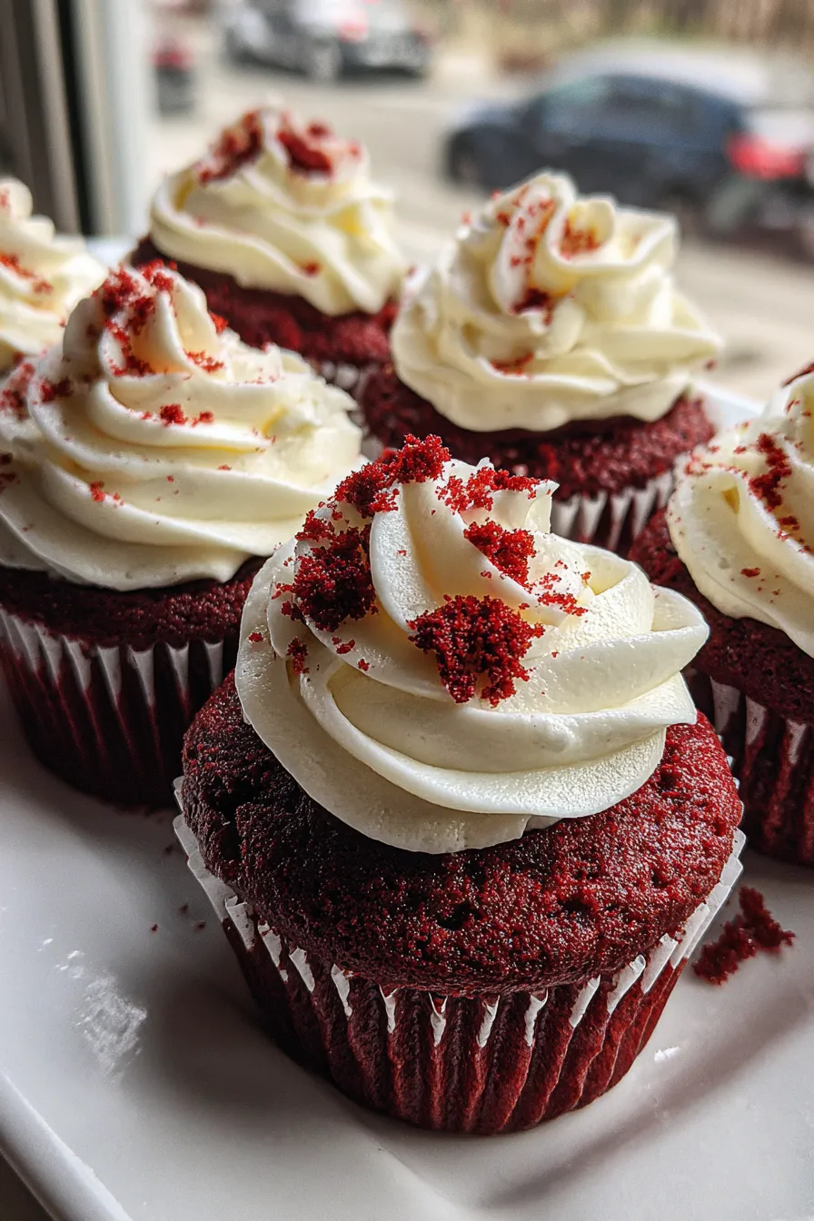red velvet cupcakes