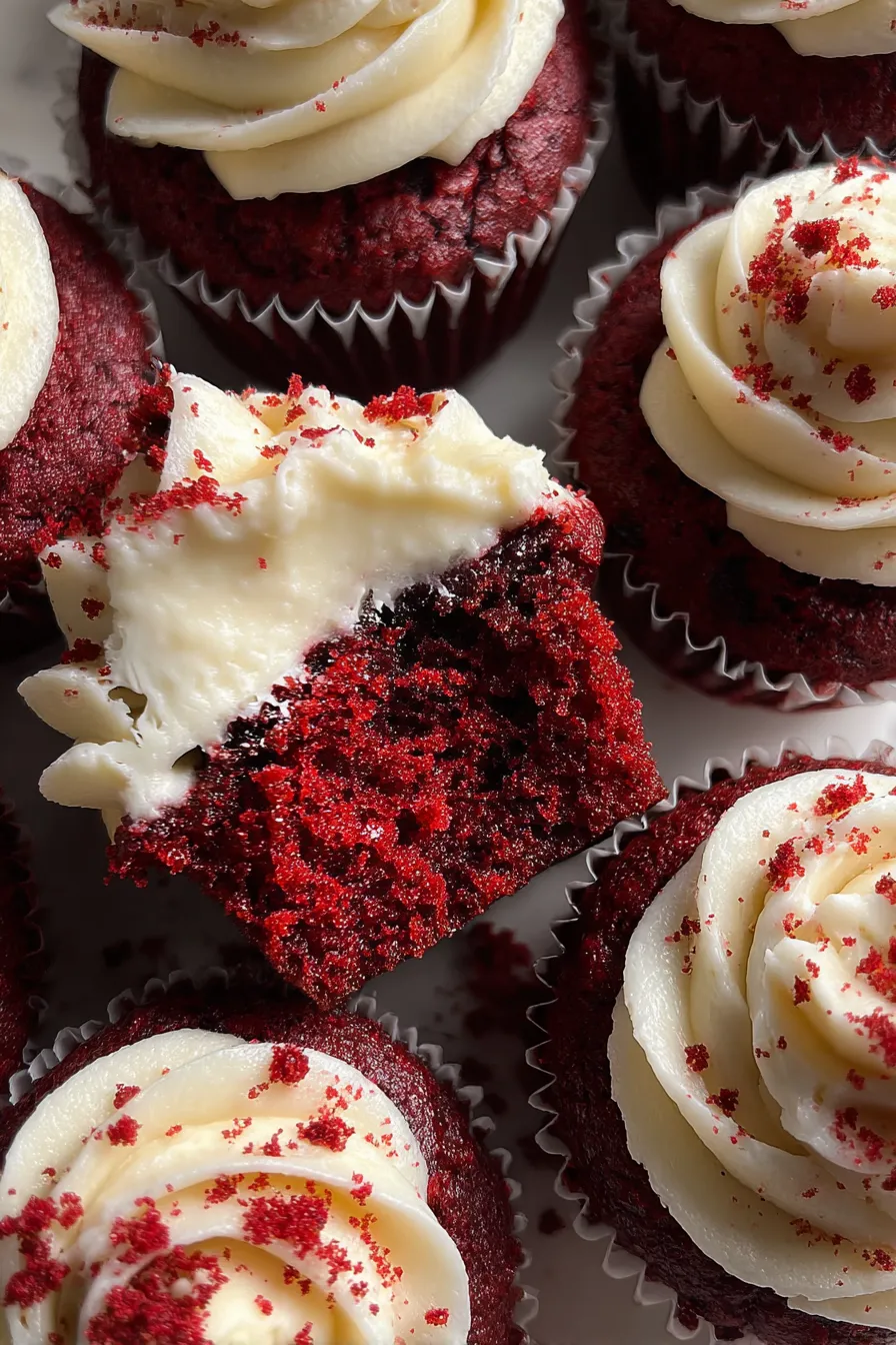 red velvet cupcakes
