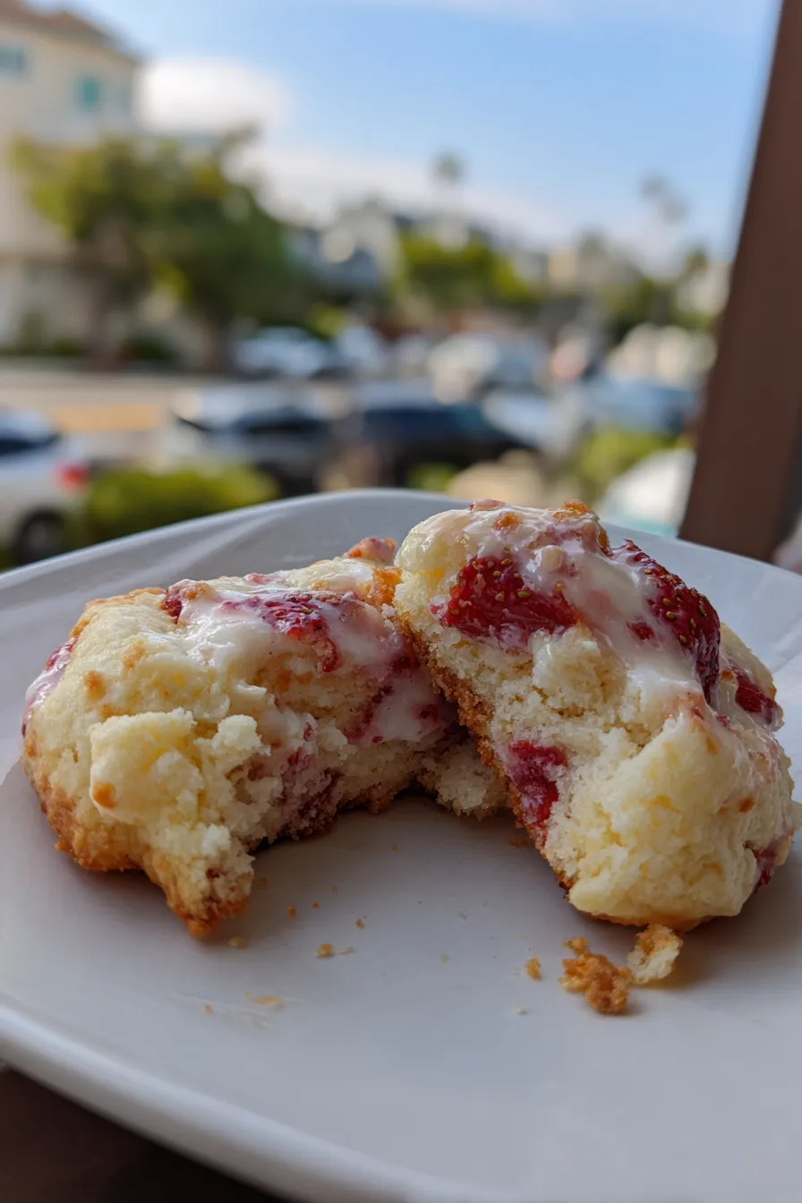 Strawberry Cheesecake Cookies
