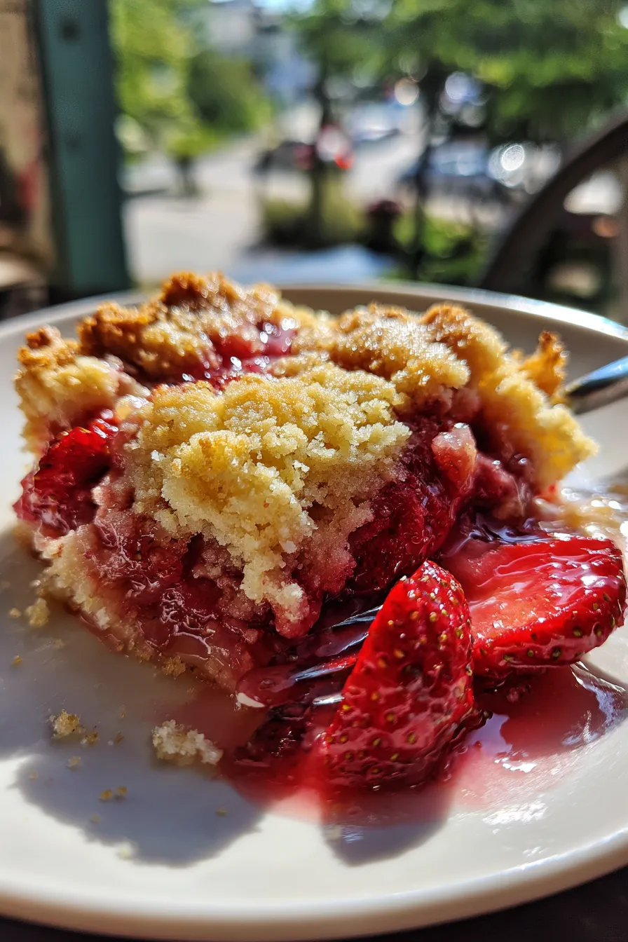 Strawberry Cobbler
