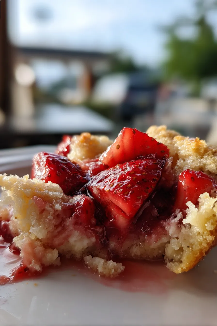 Strawberry Cobbler